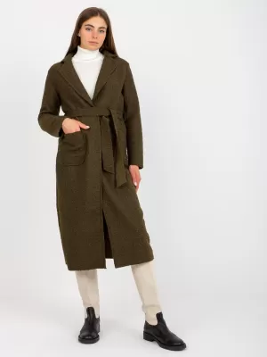 Dámský kabát OCH BELLA TW-PL-BI-5220.63 KHAKI