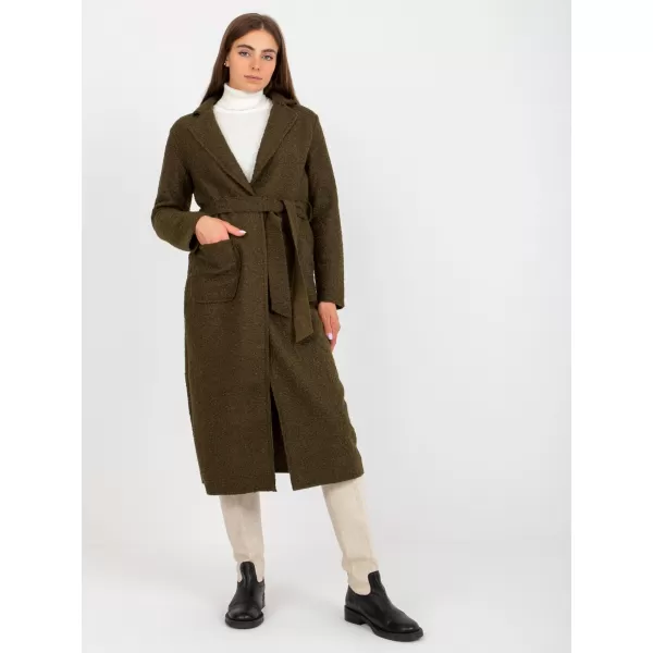  Dámský kabát OCH BELLA TW-PL-BI-5220.63 KHAKI 