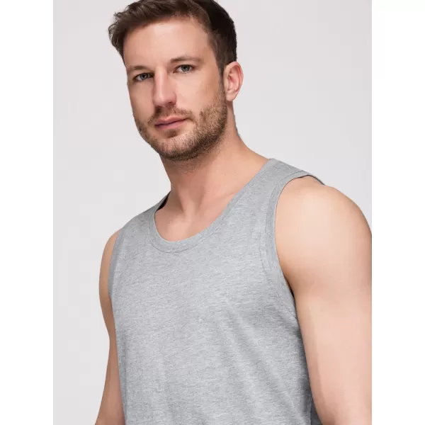  Pánské tílko OMBRE OM-TSBT-0272 GREY MELANGE 