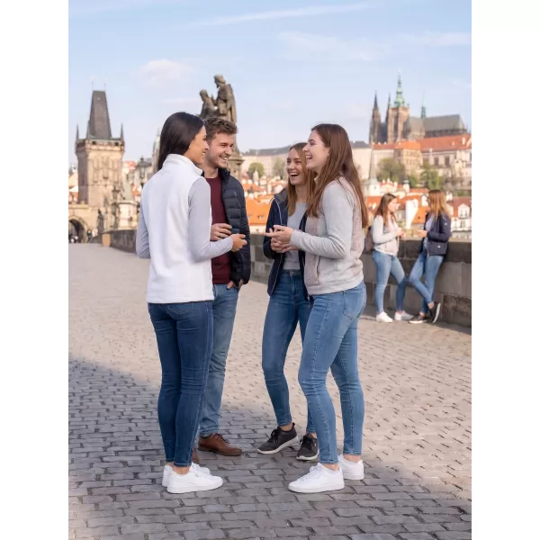  Dámská fleece vesta ALTISPORT ALW002525 BÍLÁ 