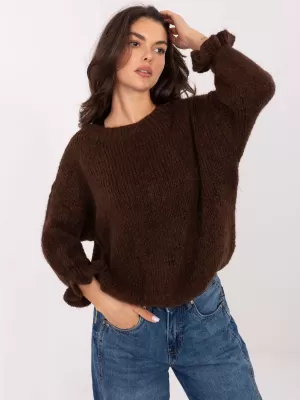 Dámský svetr ITALY MODA MI-SW-2912.10X DARK BROWN