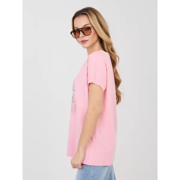  Dámské triko RELEVANCE RV-BZ-A1174.91 BRIGHT PINK 