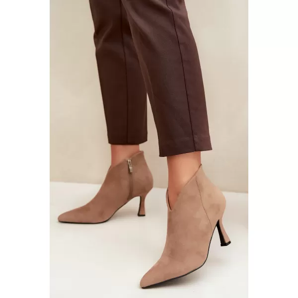  Dámské kotníkové boty BOTO D-219 KHAKI 
