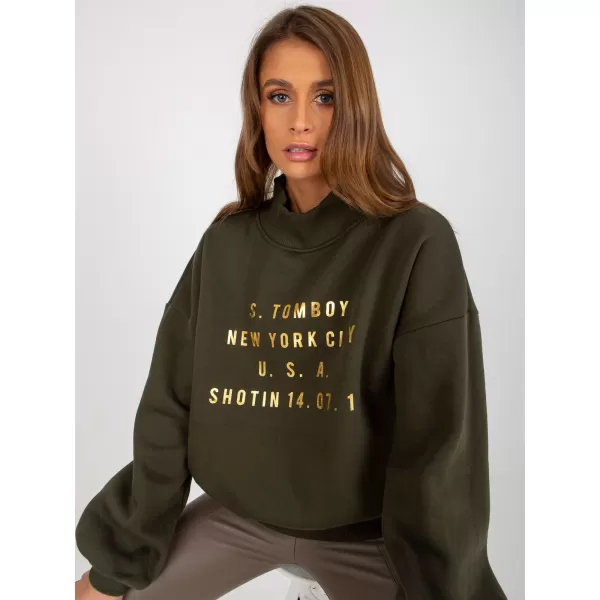  Dámská mikina EX MODA EM-BL-643.39X KHAKI 