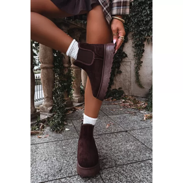  Dámské boty BIG STAR SHOES UU274174 BROWN/BEIGE SHADOWS 
