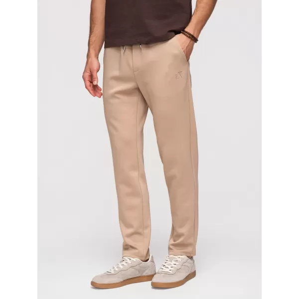  Pánské tepláky OMBRE OM-PSBC-0221 BEIGE 