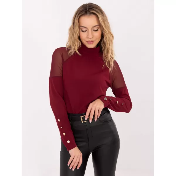  Dámská halenka RUE PARIS MI-BZ-M776.13 BURGUNDY 