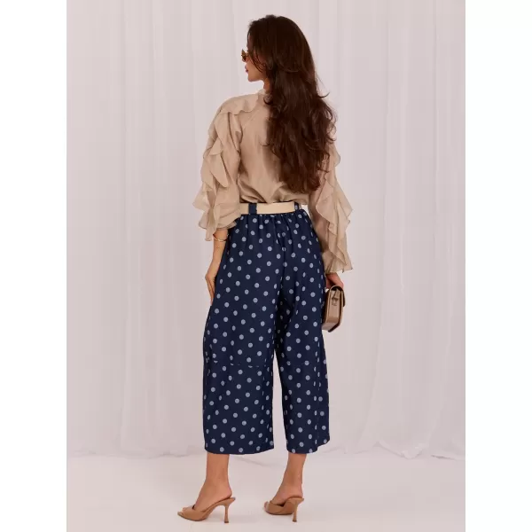  Dámské kalhoty FACTORY PRICE IT-SP-97810.30 NAVY 