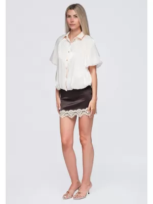 Dámská košile OMBRE OW-SH-E0068 BEIGE