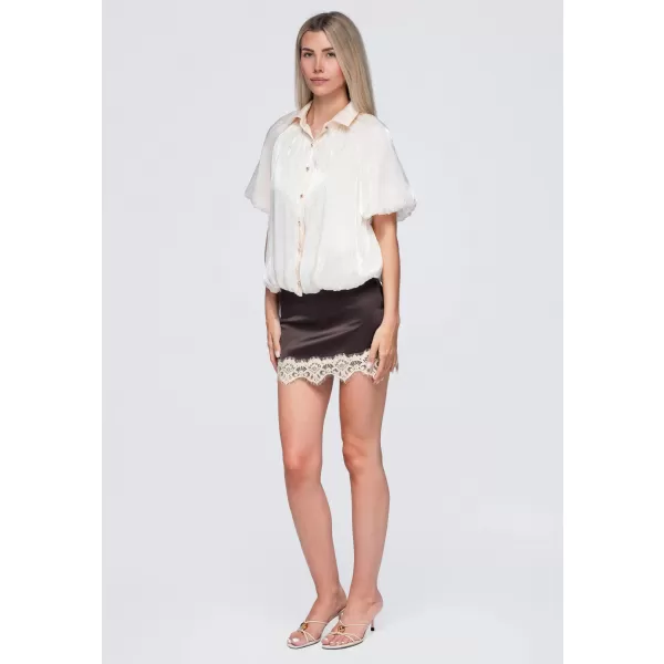  Dámská košile OMBRE OW-SH-E0068 BEIGE 
