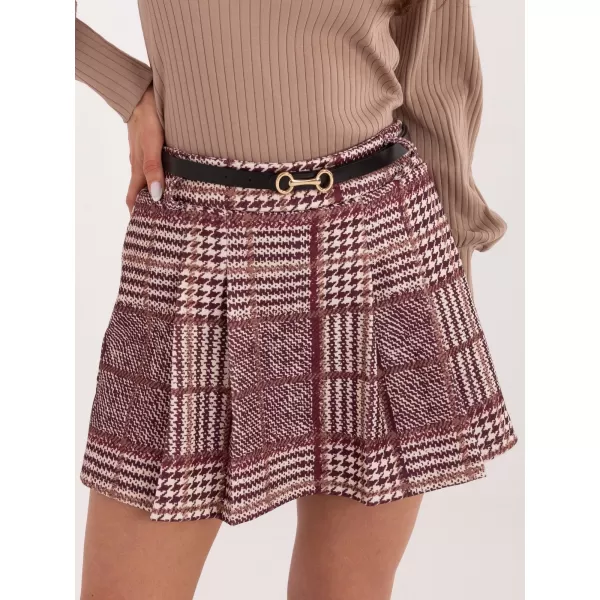  Dámské kraťasy ITALY MODA IT-SN-18932.84 BURGUNDY 