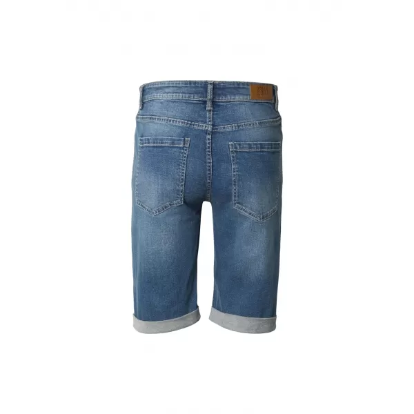  Pánské kraťasy URBAN CLASSICS TB8457 MID DEEP BLUE WASHED 