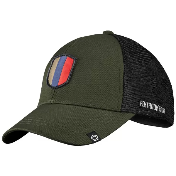  Čepice PENTAGON CREST TRUCKER CAP K13082 OLIVE GREEN 
