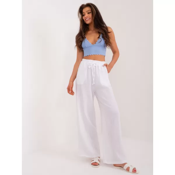  Dámské kalhoty ITALY MODA DHJ-SP-8229.84 WHITE 