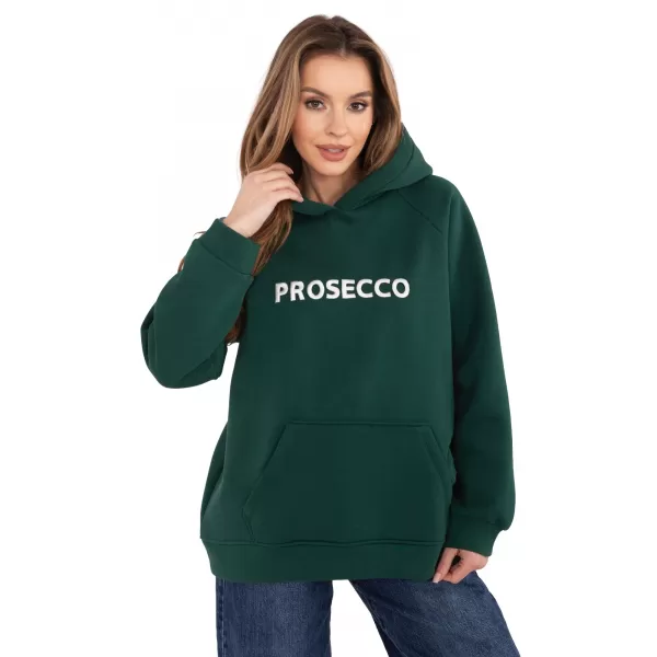  Dámská mikina RUE PARIS RV-BL-A1034.30 DARK GREEN 