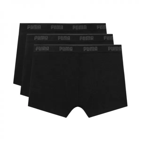  Pánské boxerky PUMA MEN BOXERS 3P 94713003 BLACK 
