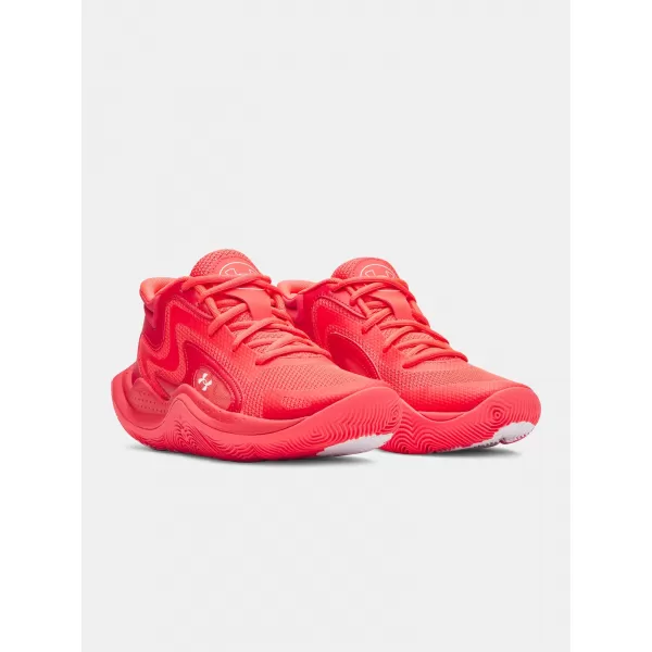  Boty UNDER ARMOUR UA GS JET '25 6001587-713 ČERVENÁ 