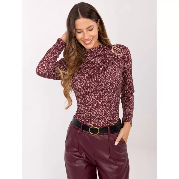  Dámská halenka RUE PARIS IT-BZ-20315.01 BURGUNDY 