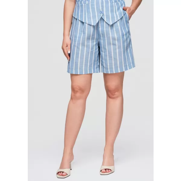 Dámské kraťasy OMBRE OW-ST-E0017 BLUE 