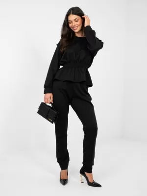 Dámský komplet RUE PARIS IT-KMPL-22239.03 BLACK