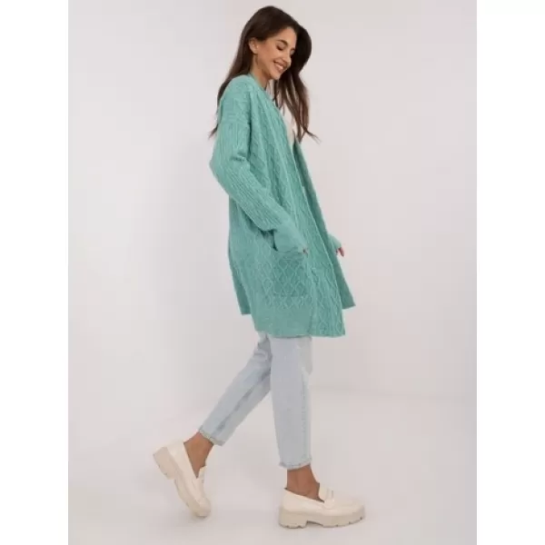  Dámský kardigan WOOL FASHION ITALIA AT-SW-2366.61 MINT 