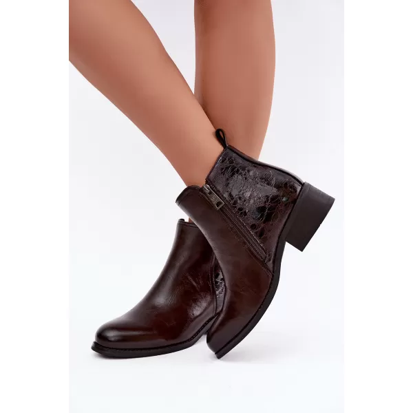  Dámské kotníkové boty VINCEZA 133133 CHOCOLATE 