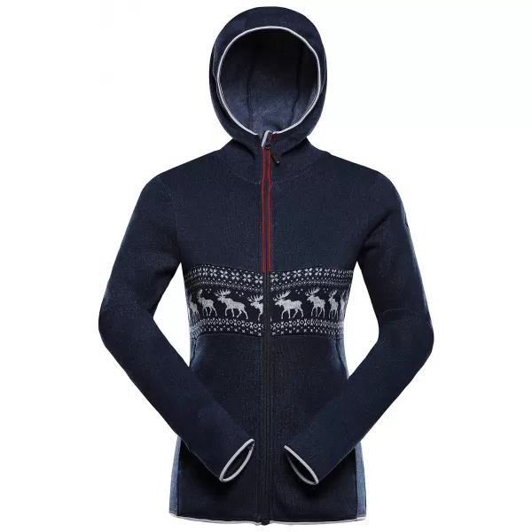  Dámský hřejivý svetr ALPINE PRO NORESA MOONLIT OCEAN VARIANTA PA 