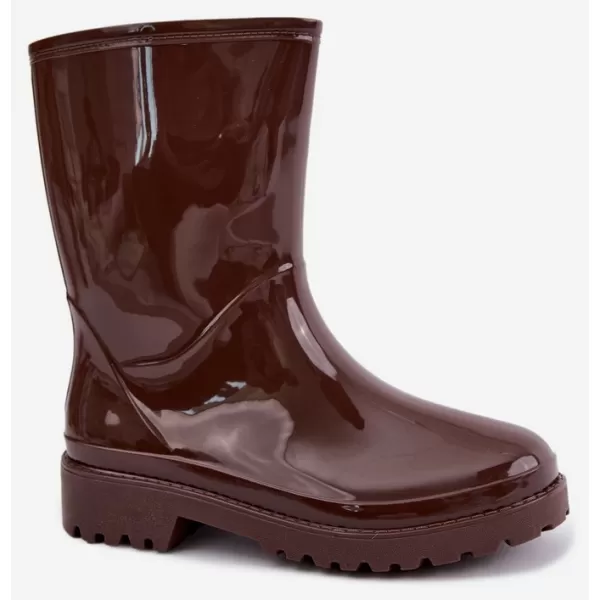 Dámské holínky BOTO 2783 DARK BROWN 