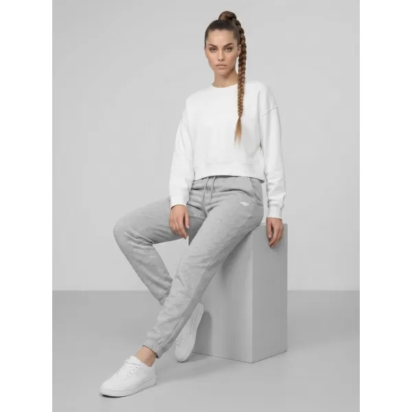  Dámské kalhoty 4F 4FWMM00TTROF1658 COLD LIGHT GREY MELANGE 