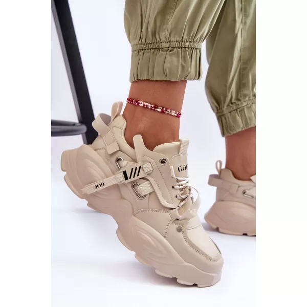  Dámské sportovní boty GOE MM2N4015 BEIGE 