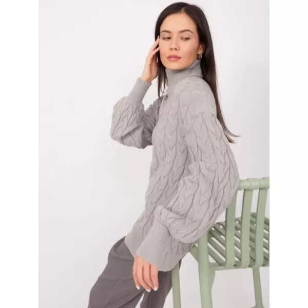  Dámský svetr WOOL FASHION ITALIA AT-SW-2348.88 GRAY 