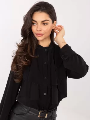 Dámská košile RUE PARIS MI-KS-3282.53 NOIRE