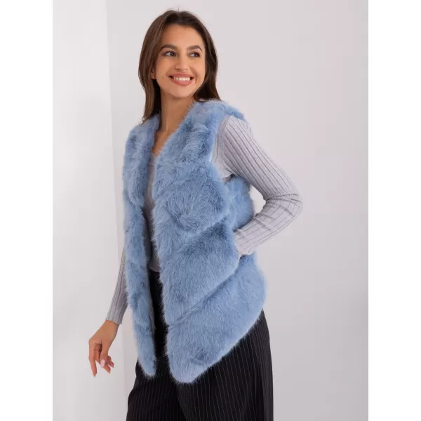  Dámská vesta WOOL FASHION ITALIA AT-KZ-2349.00P BLUE 