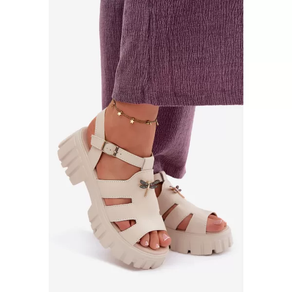  Dámské sandály VINCEZA 79627 BEIGE 