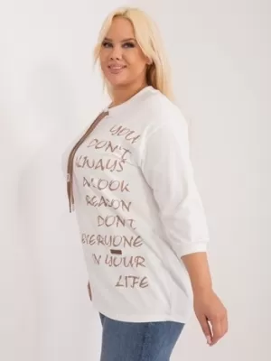 Dámská halenka RELEVANCE RV-BZ-9450.36 WHITE-BROWN