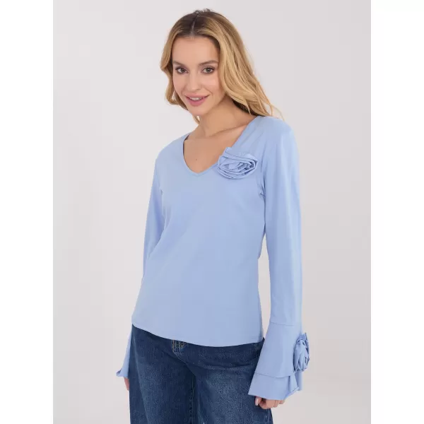  Dámská halenka ITALY MODA IT-BZ-22139.55 LIGHT BLUE 
