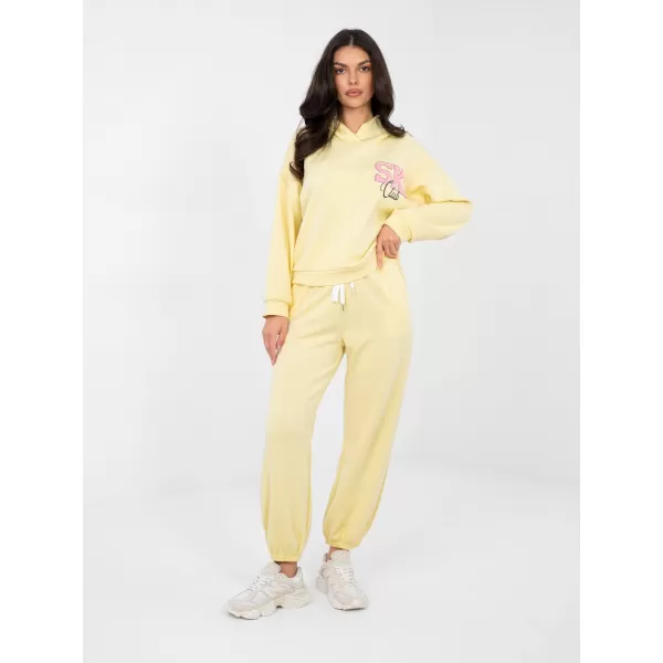  Dámská tepláková souprava RUE PARIS IT-KMPL-22181.29 BRIGHT YELLOW 