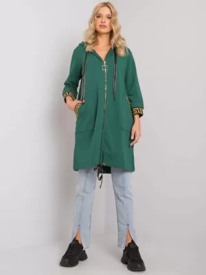 Dámská mikina RELEVANCE RV-BL-6792.02P DARK GREEN