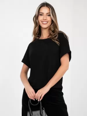 Dámské triko RUE PARIS RV-BZ-A1185.19 BLACK