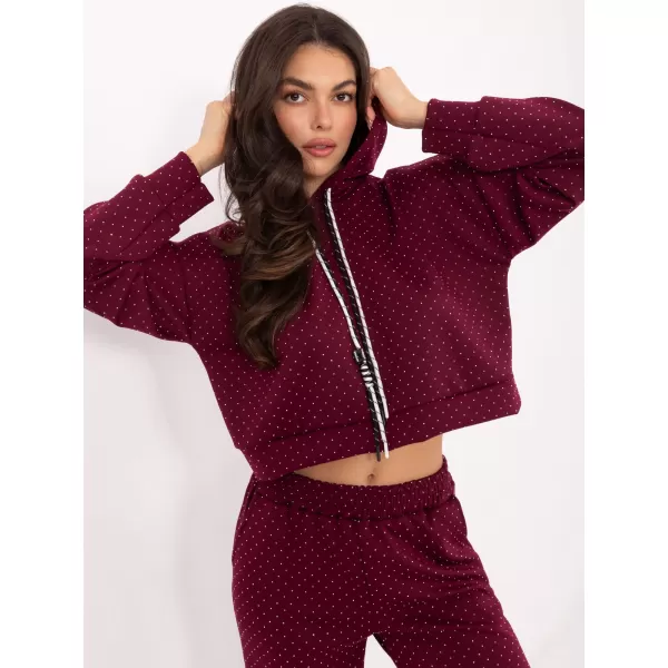  Dámský set RUE PARIS IT-KMPL-21719.86 BURGUNDY 
