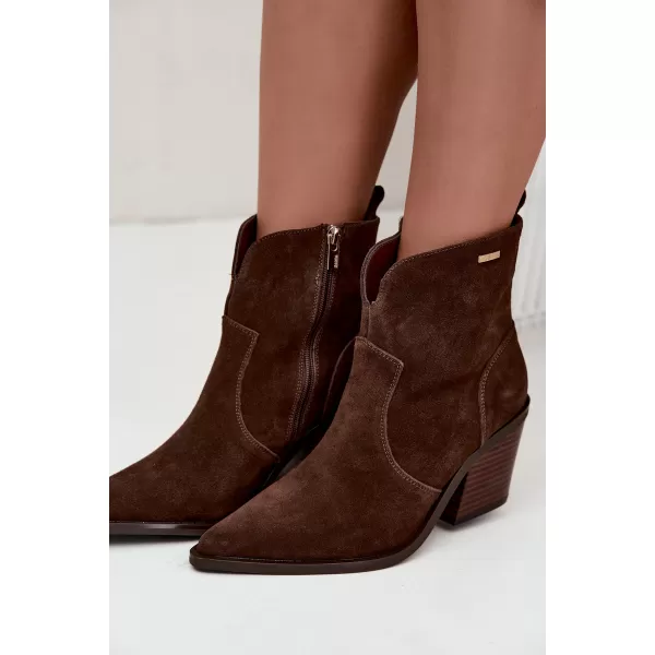  Dámské kozačky BIG STAR SHOES SS274473 HNĚDÁ 