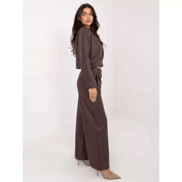  Dámské kalhoty RUE PARIS IT-SP-FL9020.02P BROWN 