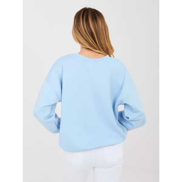 Dámská mikina RUE PARIS IT-BL-22183.45 LIGHT BLUE 
