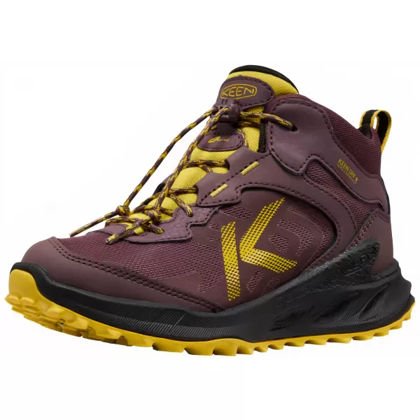  Dětské boty KEEN ZIONIC MID WP CHILDREN HUCKLEBERRY/MANGO MINT 