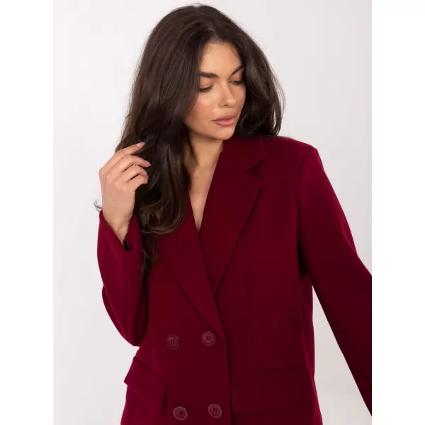  Dámská bunda RUE PARIS IT-KR-FL9559.02P BURGUNDY 
