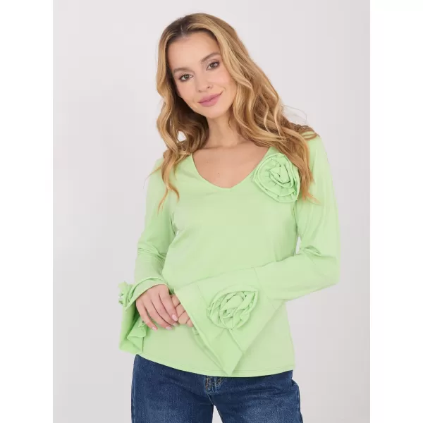  Dámská halenka ITALY MODA IT-BZ-22139.55 BRIGHT GREEN 