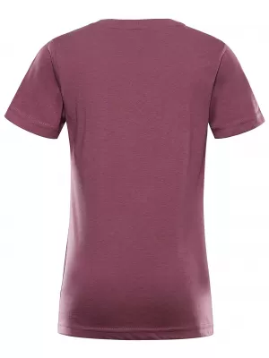 Dětské melírované triko ALPINE PRO REJO 3 GRAPE NECTAR VARIANTA PC