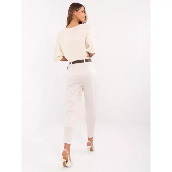  Dámské kalhoty ITALY MODA DHJ-SP-20316.16 LIGHT BEIGE 