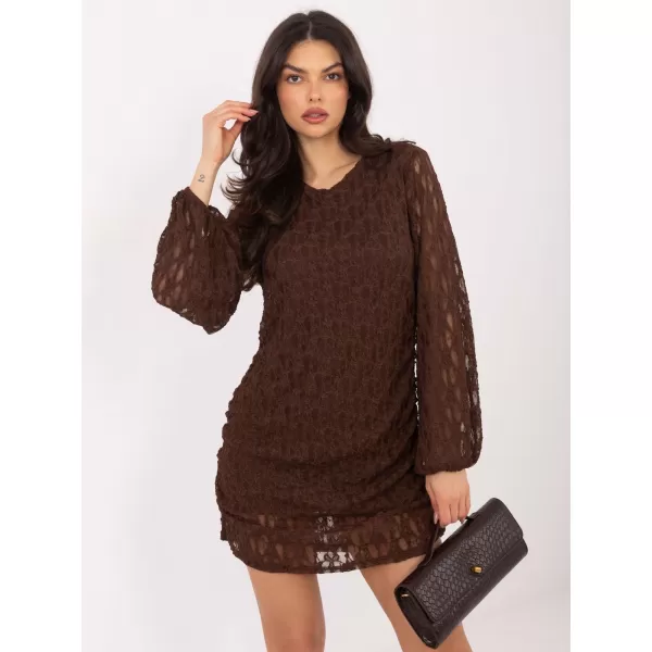  Dámské šaty ITALY MODA IT-SK-9975.99 BROWN 