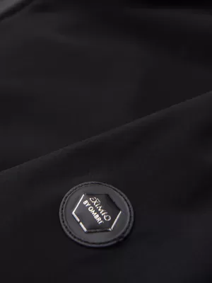 Pánská bunda s kapucí OMBRE OM-JANP-0233 BLACK